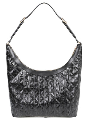 BORSA A SPALLA DONNA EMBLEM AOP DEBOSSED MEDIUM - CALVIN KLEIN LV04F3875G UB1 Sabbia CALVIN KLEIN 