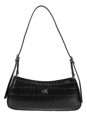 BORSA A SPALLA DONNA CROC SMALL SHOULDER BAG - CALVIN KLEIN LV04F3906G UB1  CALVIN KLEIN 