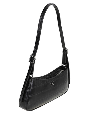 BORSA A SPALLA DONNA CROC SMALL SHOULDER BAG - CALVIN KLEIN LV04F3906G UB1  CALVIN KLEIN 