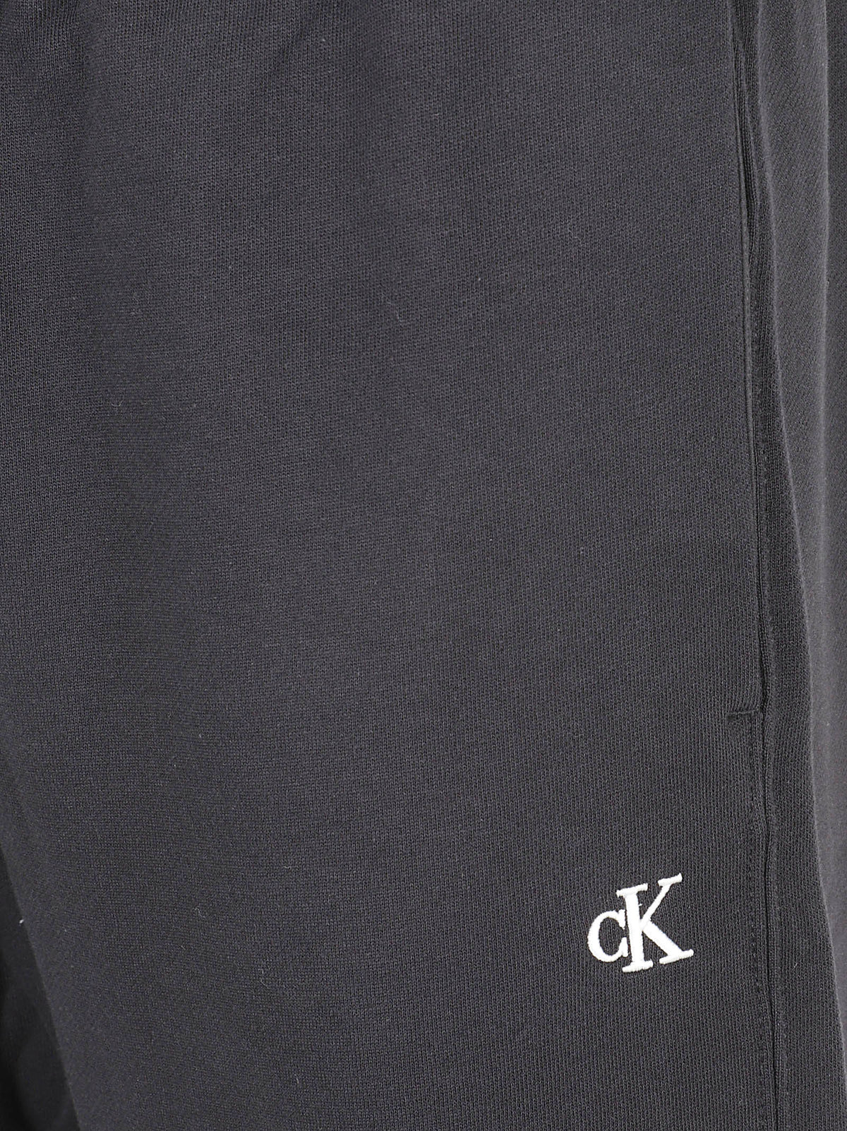PANTALONE TUTA UOMO EU 350TERRY MONOGRAM - CALVIN KLEIN JEANS LV04RD241G UB1 Black CALVIN KLEIN 