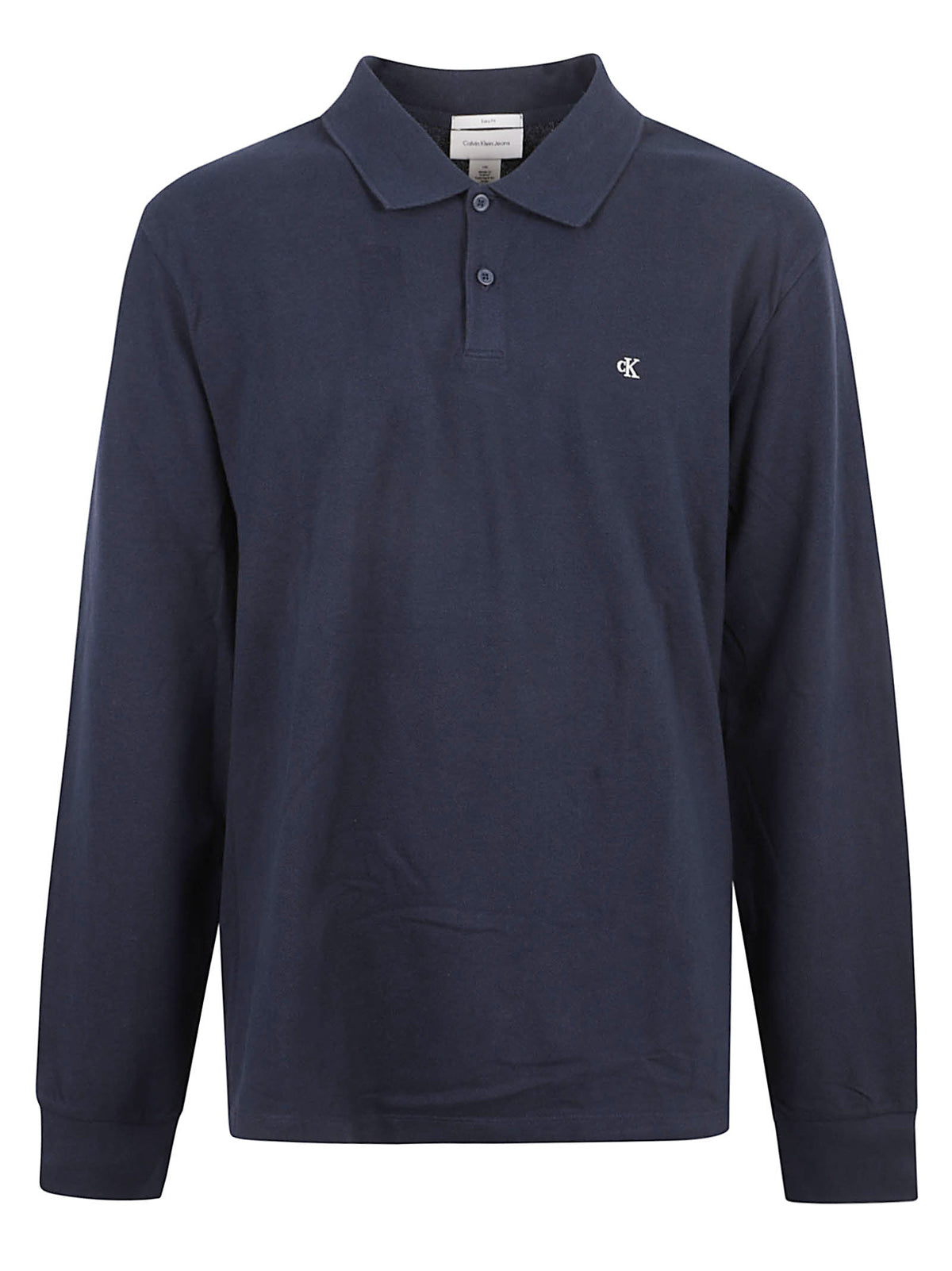 MAGLIA POLO UOMO LS CASUAL PIQUE EASY - CALVIN KLEIN JEANS LV04RH263G CEF Dark Sapphire CALVIN KLEIN 