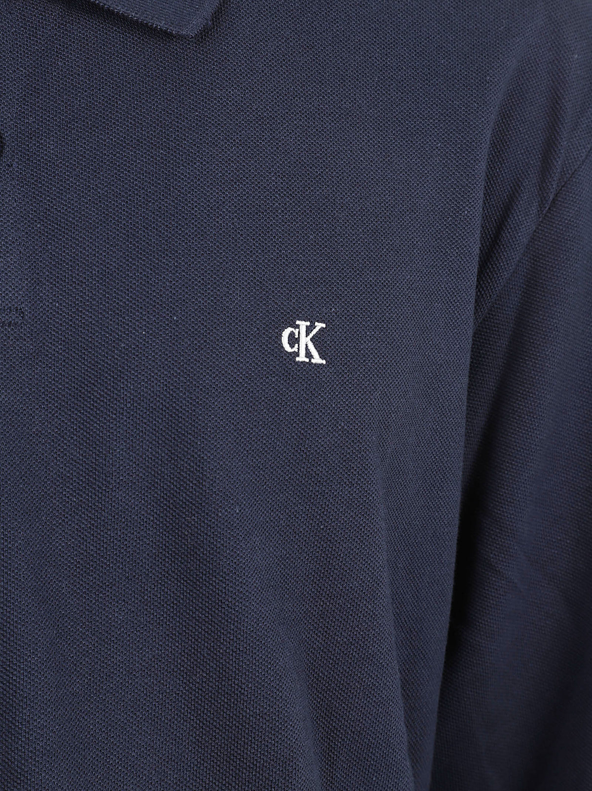 MAGLIA POLO UOMO LS CASUAL PIQUE EASY - CALVIN KLEIN JEANS LV04RH263G CEF Dark Sapphire CALVIN KLEIN 