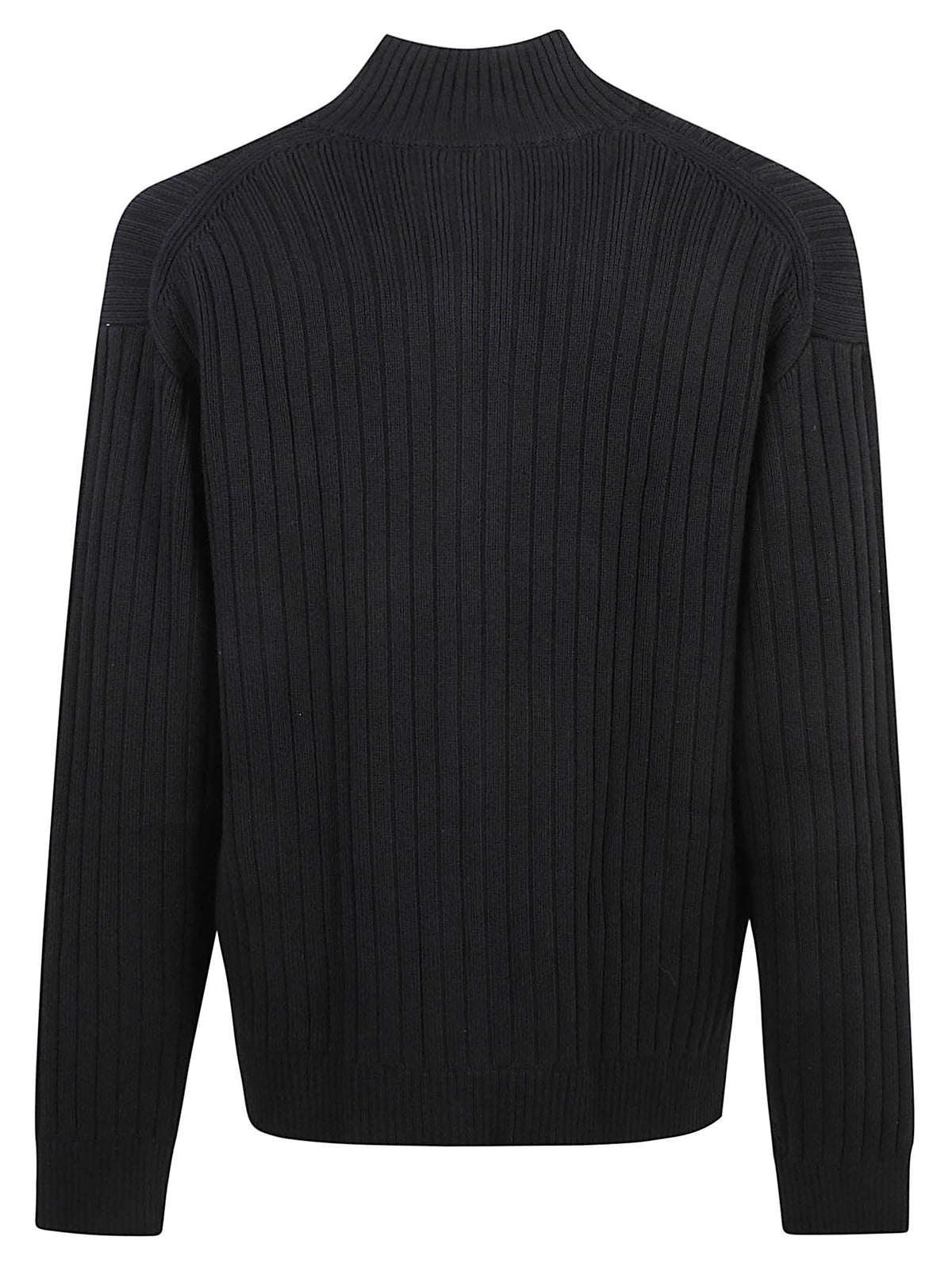 MAGLIONE UOMO VERTICAL TEXTURE COTTON FULL ZIP - CALVIN KLEIN JEANS LV04RH319G UB1 Black CALVIN KLEIN 