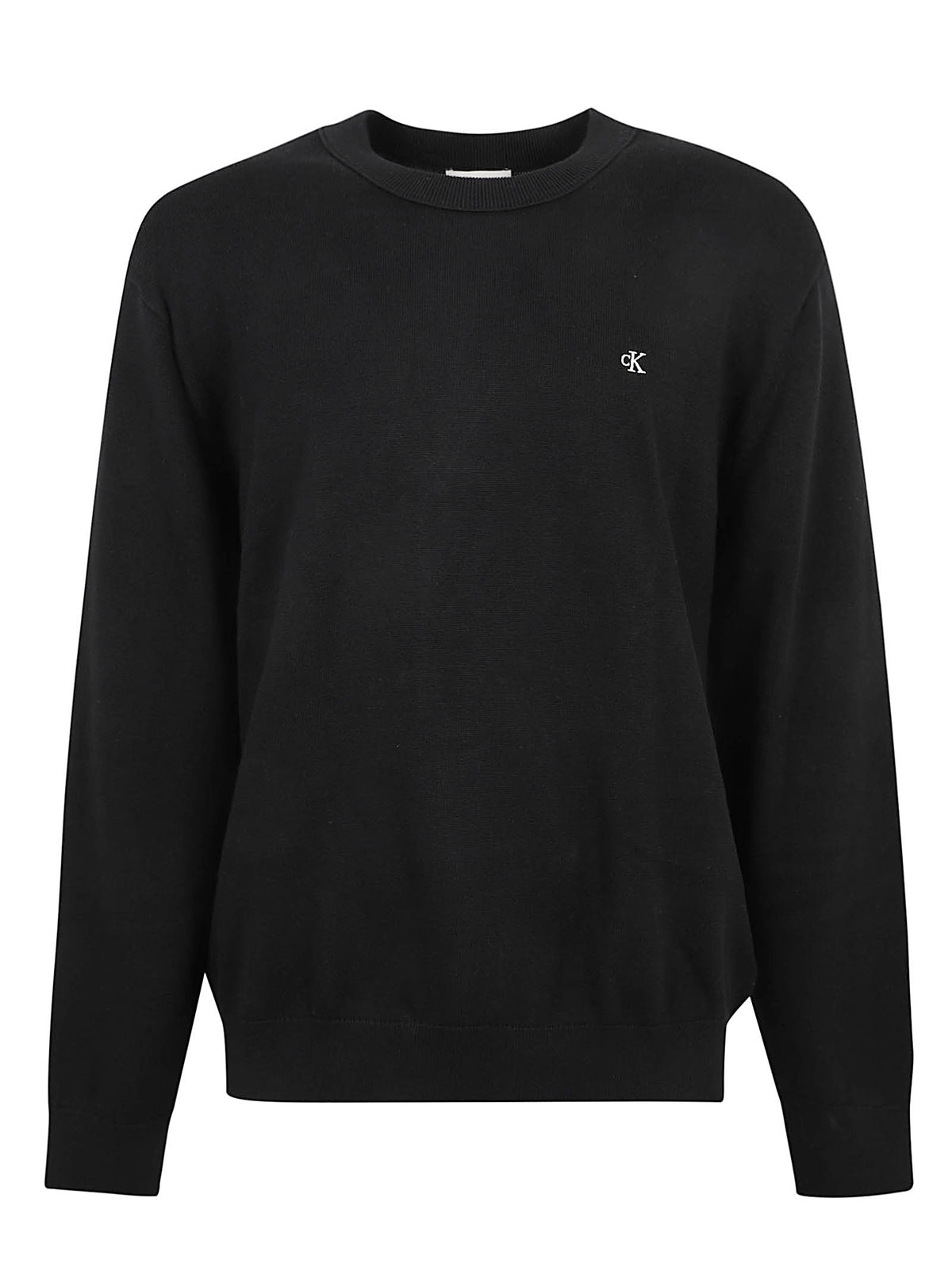 MAGLIONE UOMO GIROCOLLO CLASSIC COTTON - CALVIN KLEIN JEANS<BR/> LV04RH325G UB1 Black CALVIN KLEIN 