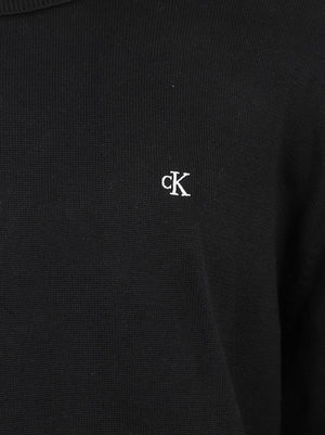 MAGLIONE UOMO GIROCOLLO CLASSIC COTTON - CALVIN KLEIN JEANS<BR/> LV04RH325G UB1 Black CALVIN KLEIN 