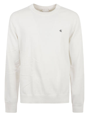 MAGLIONE UOMO GIROCOLLO CLASSIC COTTON - CALVIN KLEIN JEANS LV04RH325G YAS Tofu CALVIN KLEIN 