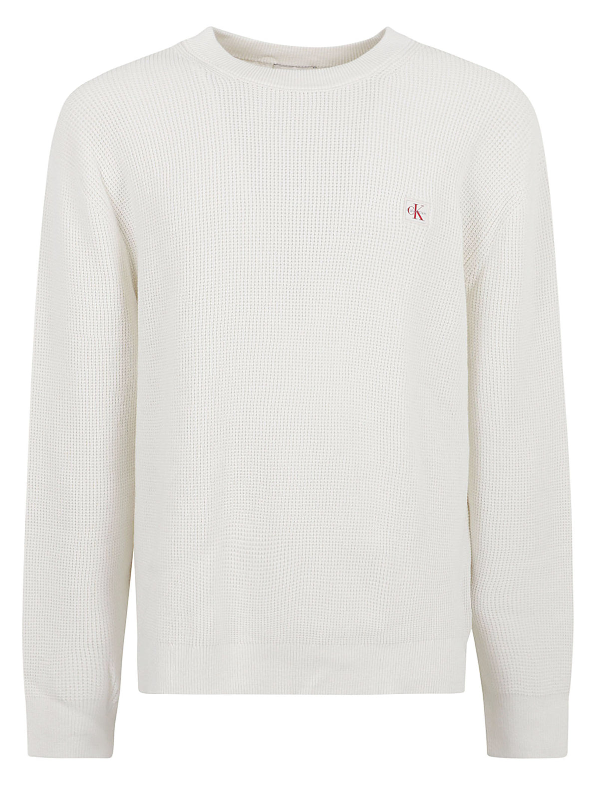 MAGLIONE UOMO GIROCOLLO NIDO D'APE - CALVIN KLEIN JEANS<BR/> LV04RH326G YAS Tofu CALVIN KLEIN 