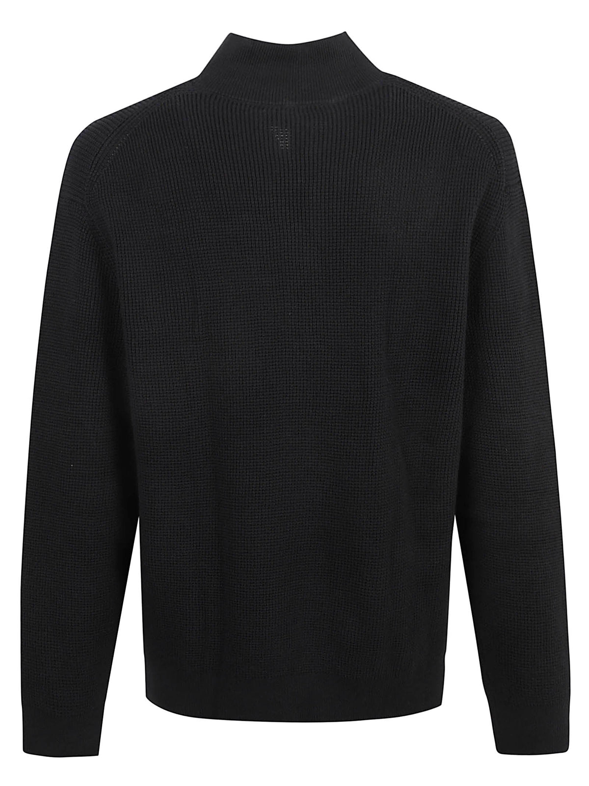 MAGLIONE UOMO ZIP NIDO D'APE - CALVIN KLEIN JEANS LV04RH327G UB1 Black CALVIN KLEIN 