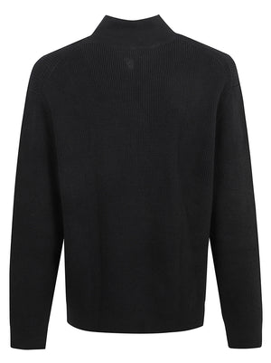 MAGLIONE UOMO ZIP NIDO D'APE - CALVIN KLEIN JEANS LV04RH327G UB1 Black CALVIN KLEIN 