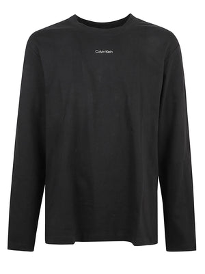 MAGLIA UOMO GIROCOLLO LS EASY 20S RETRO - CALVIN KLEIN JEANS LV04RH851G UB1 Black CALVIN KLEIN 