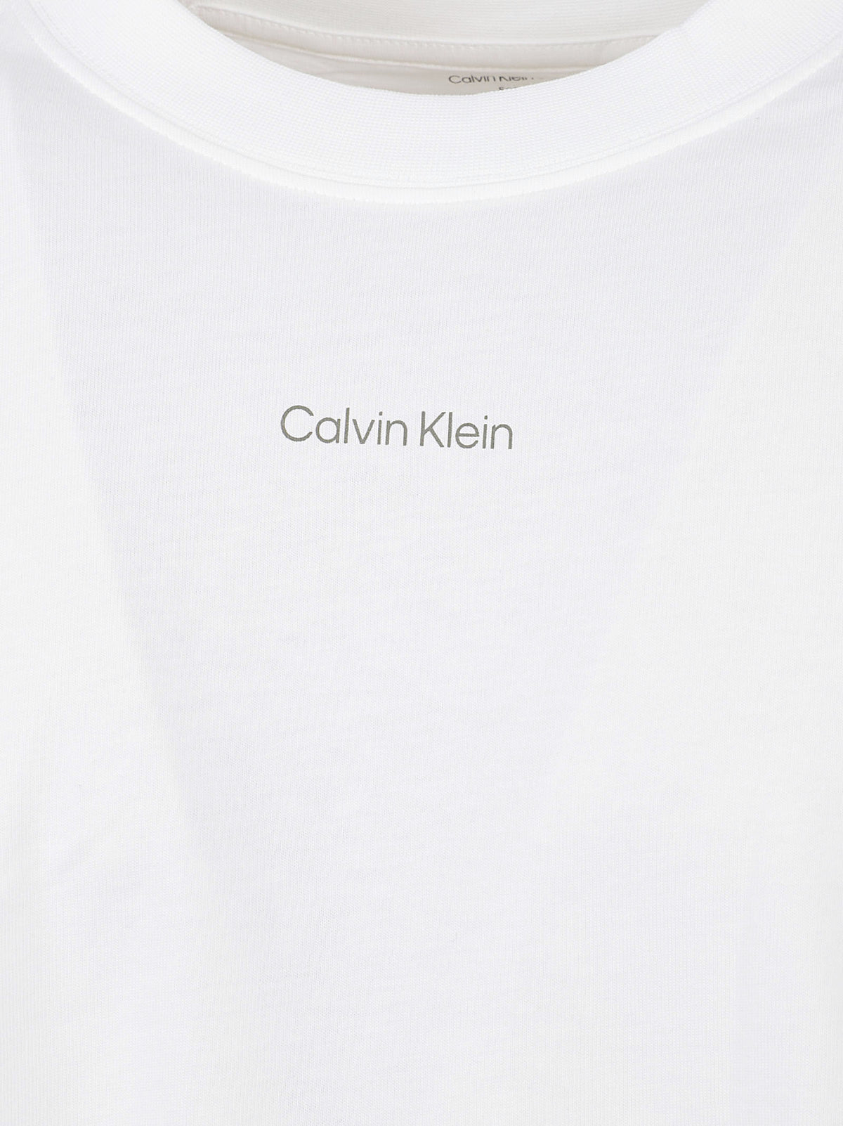 MAGLIA UOMO GIROCOLLO LS EASY 20S RETRO - CALVIN KLEIN JEANS<BR/> LV04RH851G YAF BRIGHT WHITE CALVIN KLEIN 