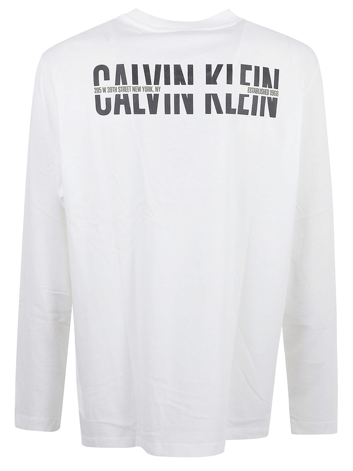 MAGLIA UOMO GIROCOLLO LS EASY 20S RETRO - CALVIN KLEIN JEANS<BR/> LV04RH851G YAF BRIGHT WHITE CALVIN KLEIN 
