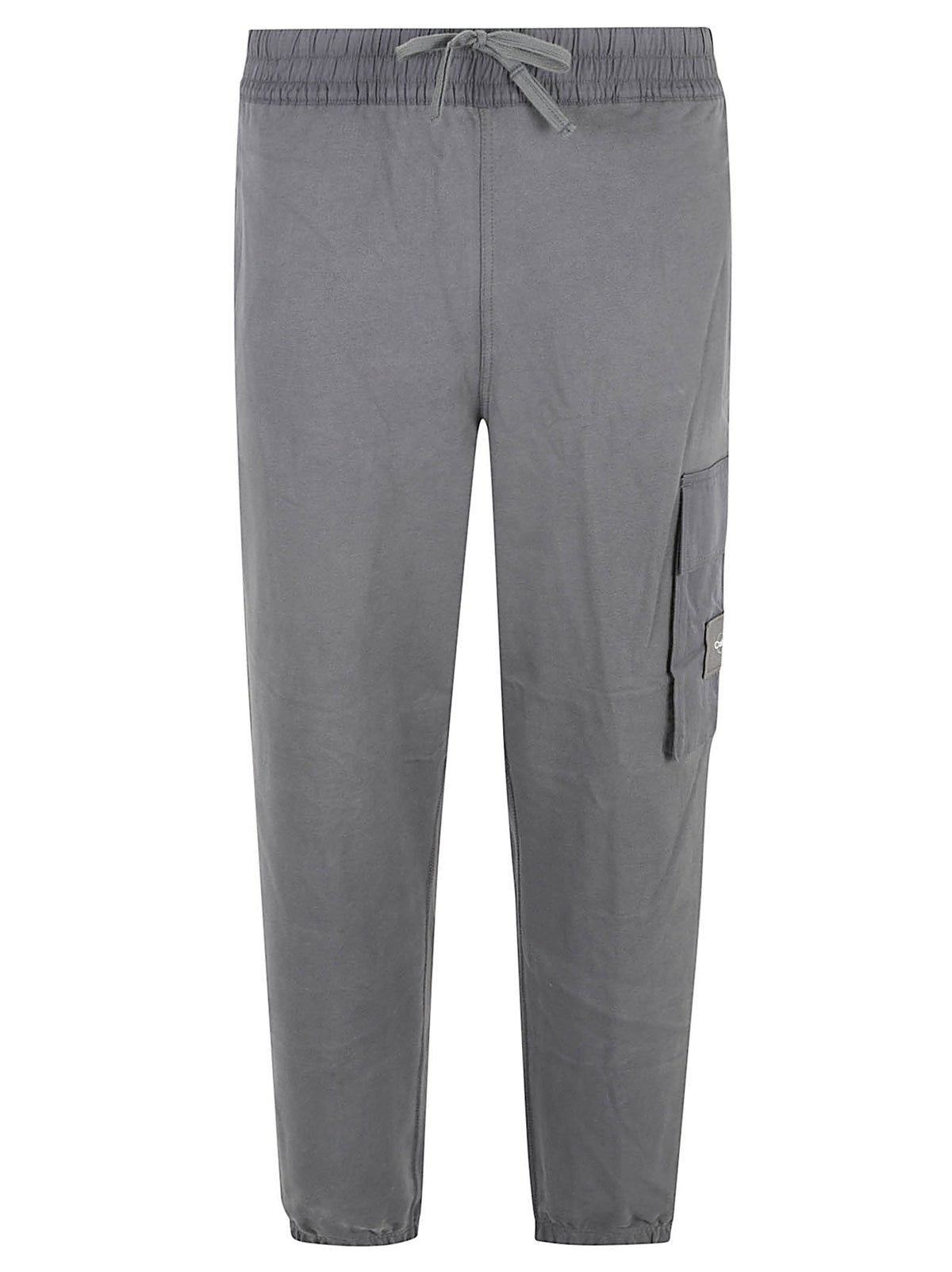 PANTALONE TUTA UOMO EU350TERRY BADGE - CALVIN KLEIN JEANS<BR/> LV04RJ204G 8MN PIRATE BLACK CALVIN KLEIN 