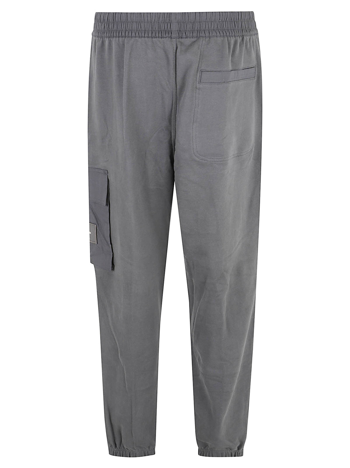 PANTALONE TUTA UOMO EU350TERRY BADGE - CALVIN KLEIN JEANS<BR/> LV04RJ204G 8MN PIRATE BLACK CALVIN KLEIN 