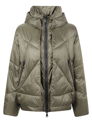 GIACCA PIUMINO CON CAPPUCCIO EUGENIE SHORT - CANADIAN<BR/> G224409W OLNI  CANADIAN 