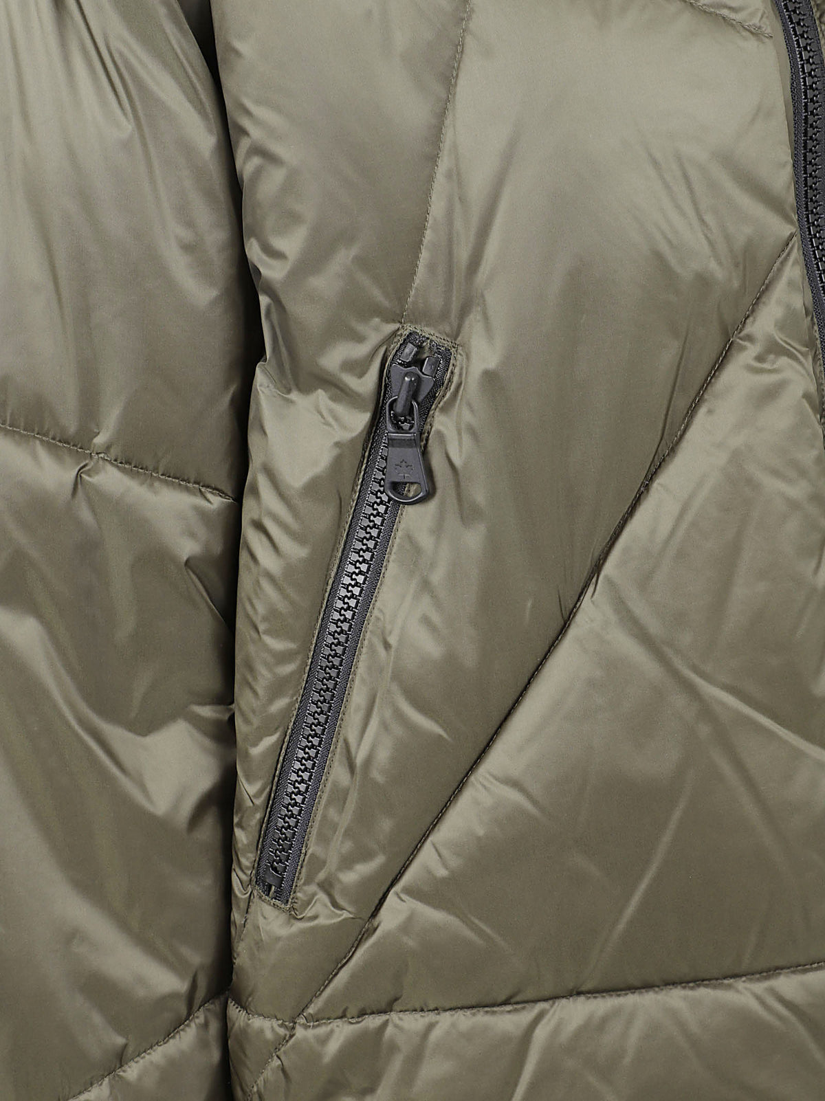 GIACCA PIUMINO CON CAPPUCCIO EUGENIE SHORT - CANADIAN<BR/> G224409W OLNI  CANADIAN 