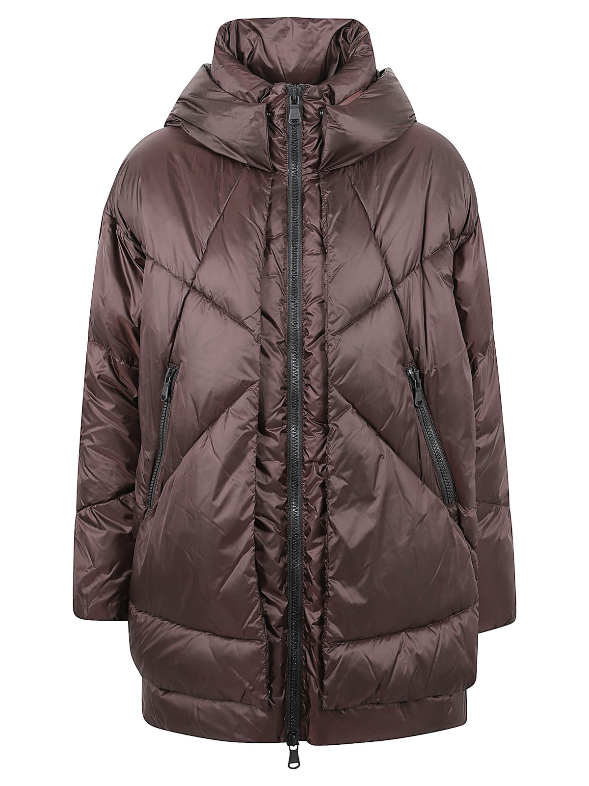 GIACCA PIUMINO CON CAPPUCCIO EUGENIE MID - CANADIAN G224410W BKCOF  CANADIAN 