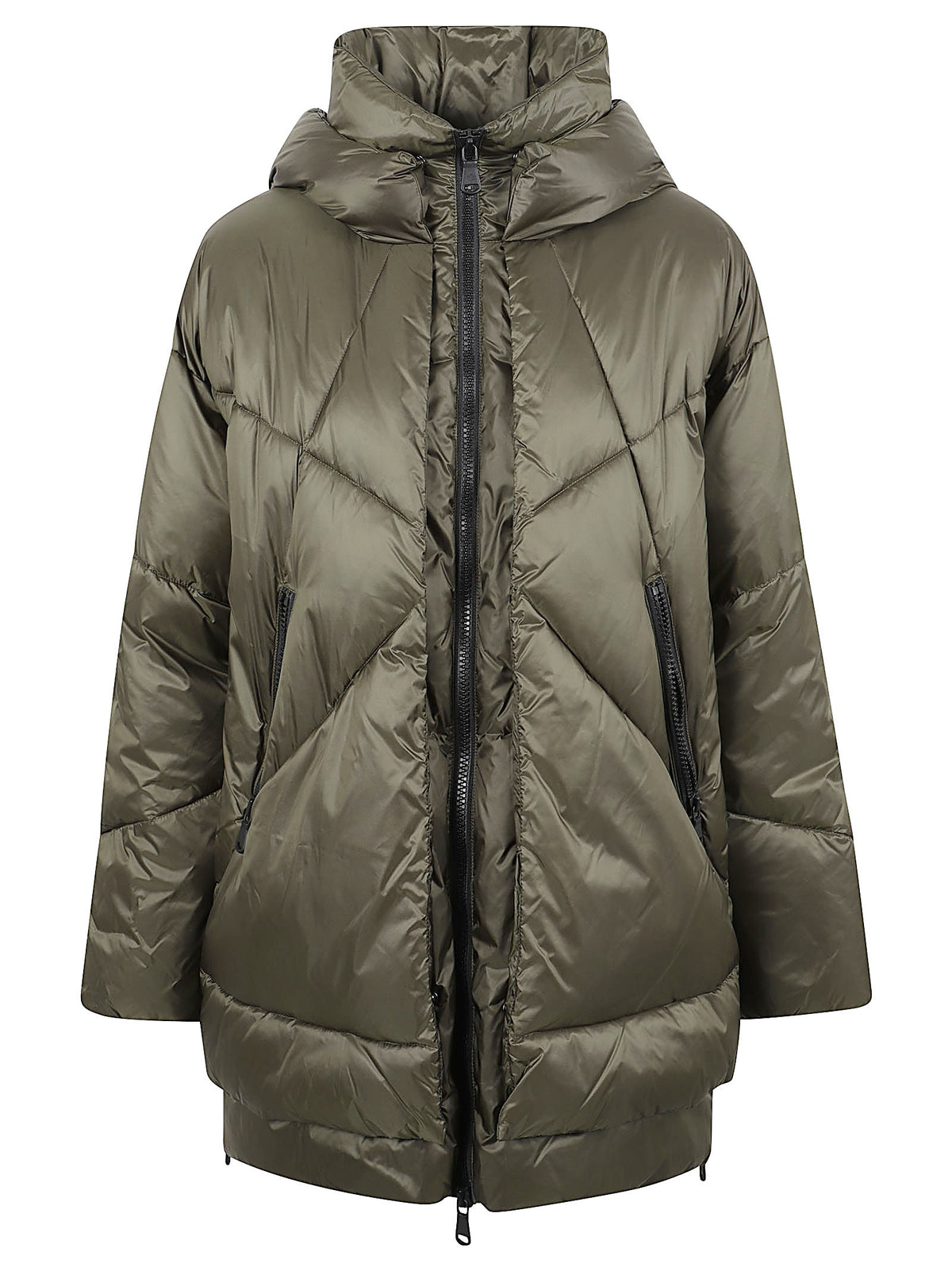 GIACCA DONNA PIUMINO CON CAPPUCCIO EUGENIE MID 2.0 - CANADIA G224410W OLNI  CANADIAN 