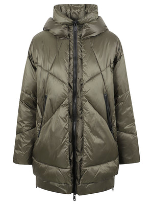 GIACCA DONNA PIUMINO CON CAPPUCCIO EUGENIE MID 2.0 - CANADIA G224410W OLNI  CANADIAN 