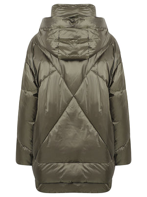 GIACCA DONNA PIUMINO CON CAPPUCCIO EUGENIE MID 2.0 - CANADIA G224410W OLNI  CANADIAN 