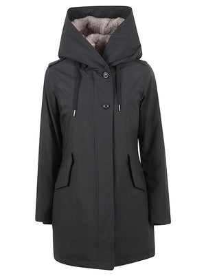 GIACCA DONNA PARKA LANIGAN TECH - CANADIAN <BR/> G225064W BLA  CANADIAN 