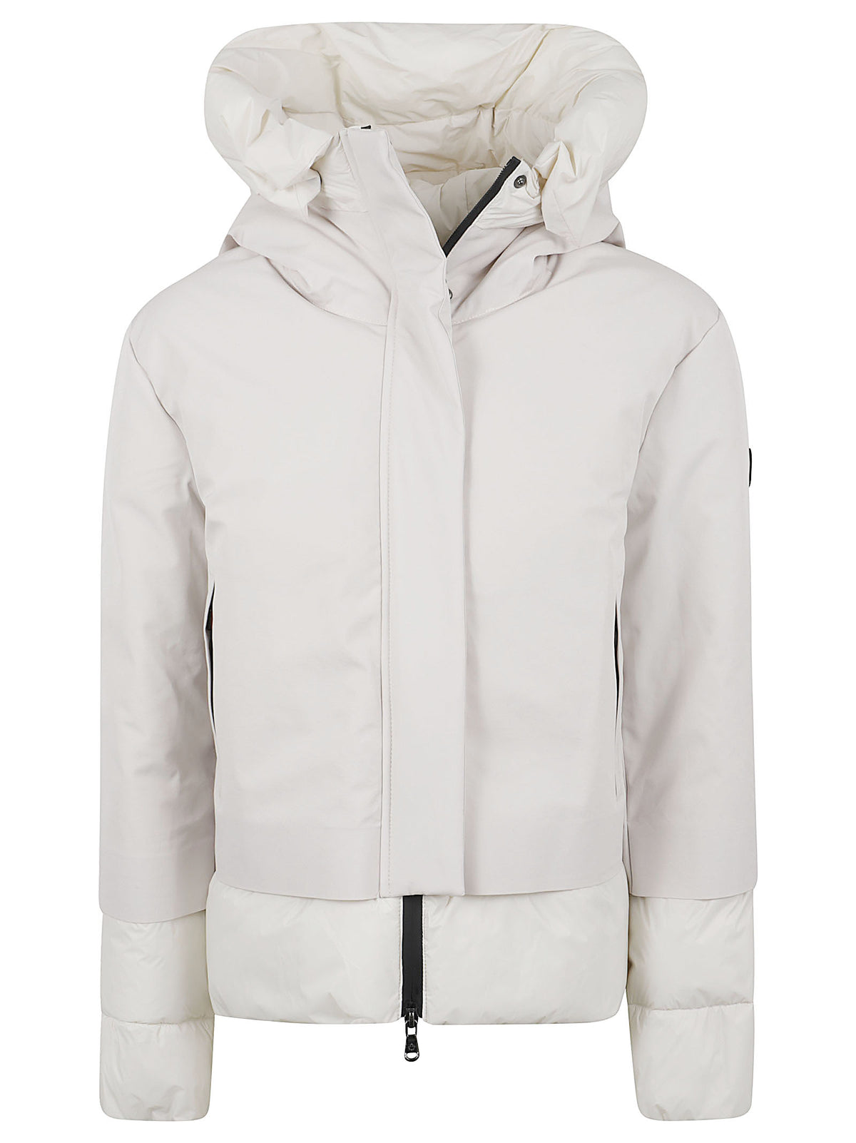 GIACCA DONNA CON CAPPUCCIO OYAMA SHORT - CANADIAN G226354W WHSAN  CANADIAN 