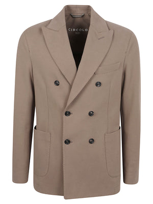 GIACCA BLAZER UOMO DOPPIOPETTO - CIRCOLO 1901 CN5372 1385 Peyote CIRCOLO 