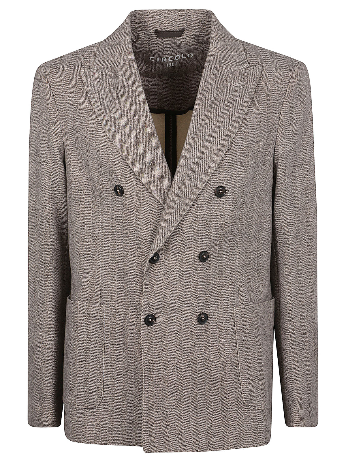 GIACCA BLAZER UOMO DOPPIOPETTO - CIRCOLO 1901<BR/> CN5421 CANTE Canteen CIRCOLO 