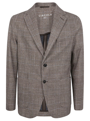 GIACCA BLAZER UOMO - CIRCOLO 1901<BR/> CN5436 MOCHA MOCHA CIRCOLO 