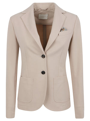GIACCA BLAZER DONNA SLIM FIT FLEECE - CIRCOLO 1901 FD4040 1360 CORDWOOD CIRCOLO 