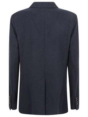 GIACCA BLAZER DONNA DOPPIOPETTO DOUBLE BREASTED - CIRCOLO 1901 FD4049 851 Blu notte CIRCOLO 