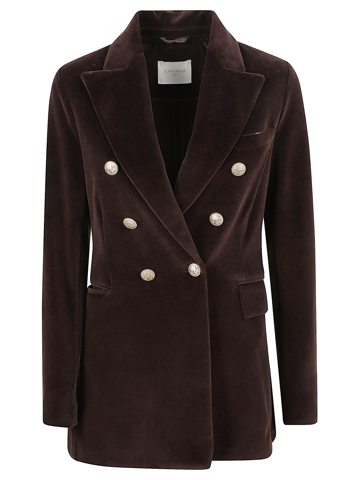 GIACCA BLAZER DONNA DOUBLE BREASTED - CIRCOLO 1901 FD4062 G1125 CORTECCIA CIRCOLO 