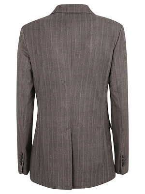 GIACCA BLAZER DONNA DOPPIOPETTO DOUBLE BREASTED - CIRCOLO 1901 FD4127 CORTE CORTECCIA CIRCOLO 