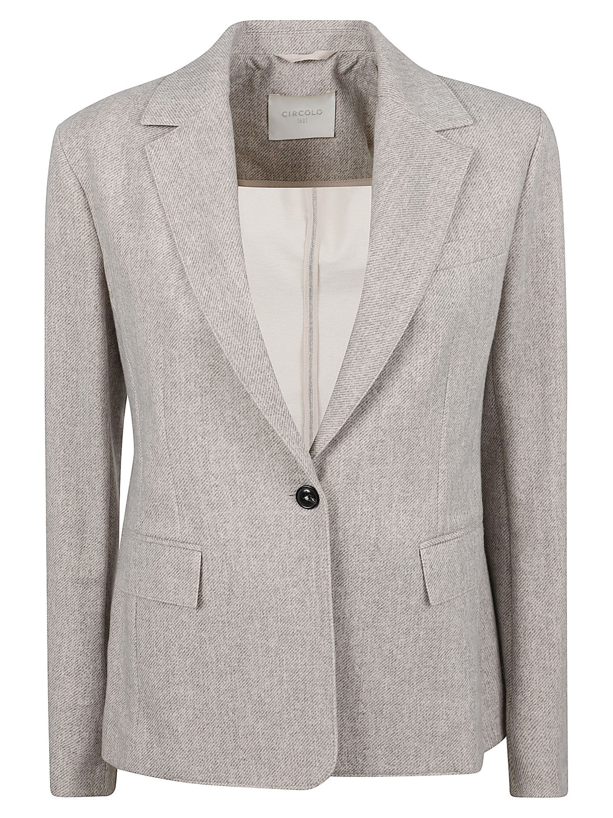 GIACCA DONNA BLAZER SLIM FIT - CIRCOLO 1901 <BR/> FD4134 GREY Grey CIRCOLO 
