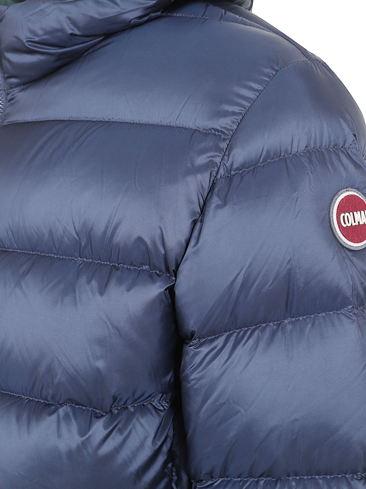 GIACCA UOMO CON CAPPUCCIO - COLMAR<BR/> 12000007 3JQ68 NAVY BLUE-SEAWEED COLMAR 