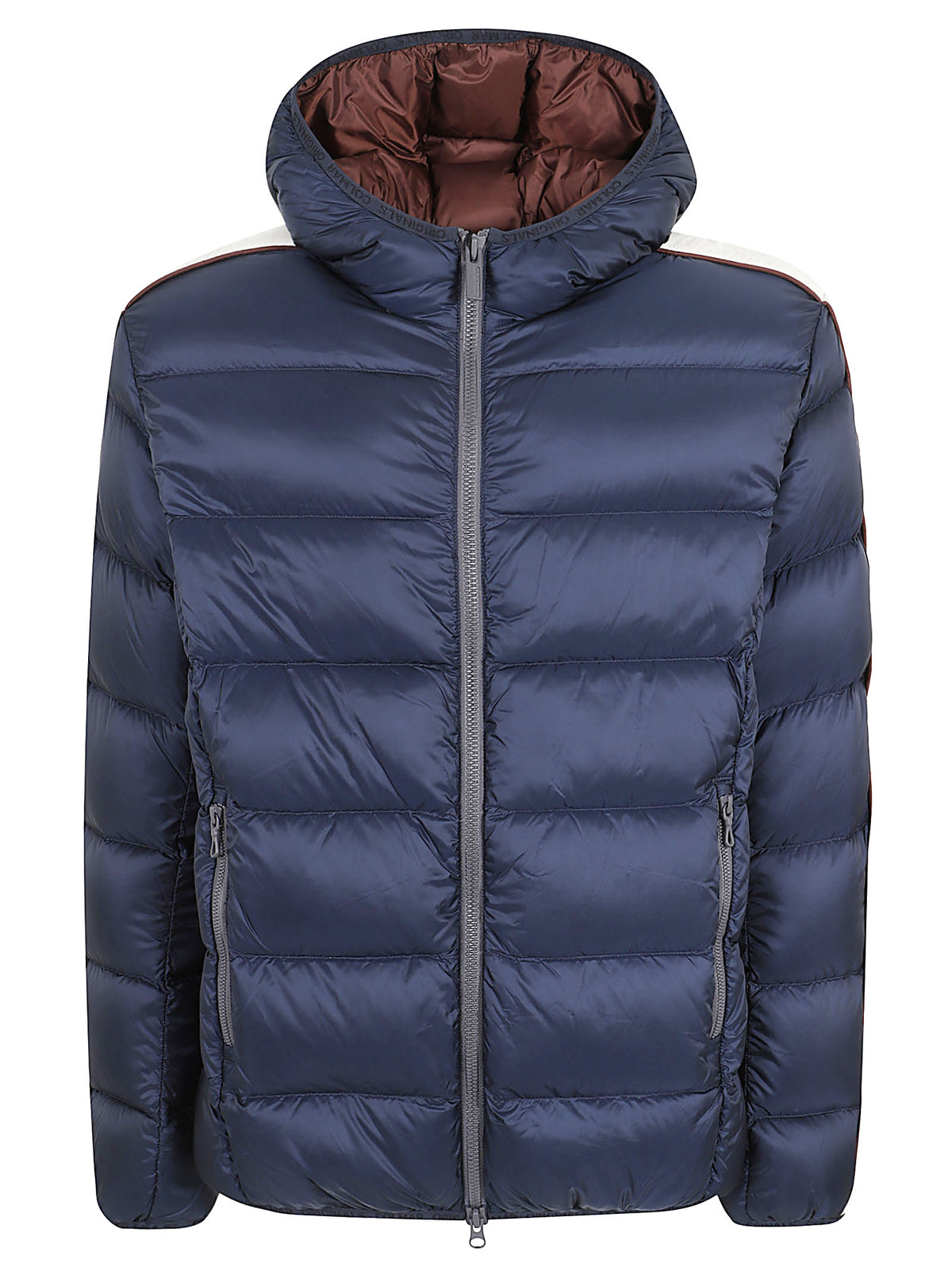 GIACCA UOMO CON CAPPUCCIO - COLMAR 12000022 3JQ68 NAVY BLUE-TOFU-BRICK COLMAR 