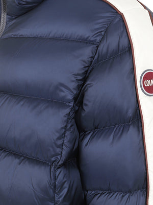 GIACCA UOMO CON CAPPUCCIO - COLMAR 12000022 3JQ68 NAVY BLUE-TOFU-BRICK COLMAR 