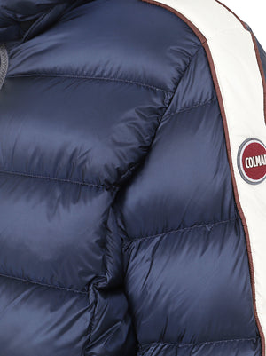 GIACCA UOMO CON CAPPUCCIO REMOVIBILE - COLMAR 12000023 3JQ68 NAVY BLUE-TOFU-BRICK COLMAR 