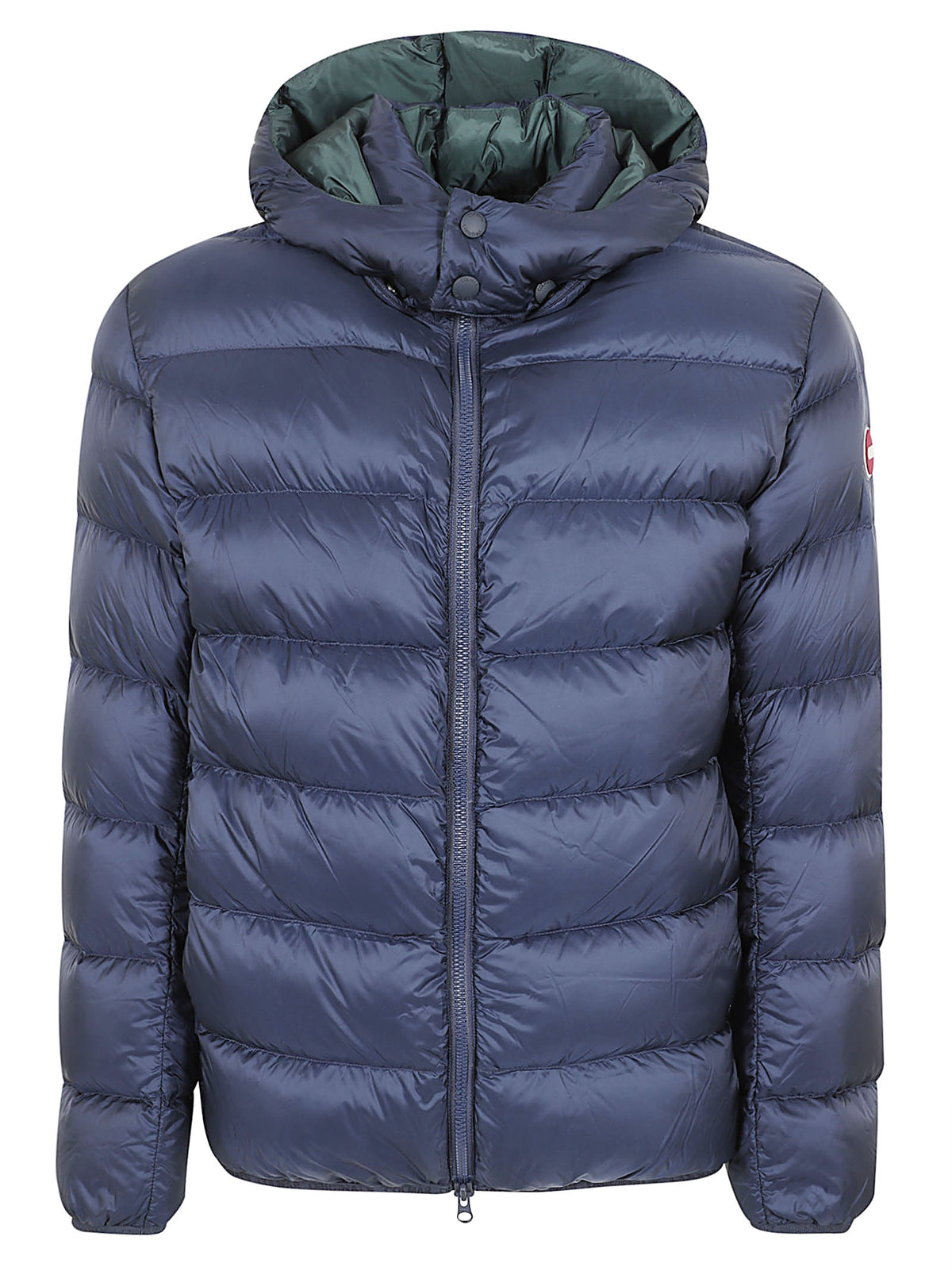 GIACCA UOMO CON CAPPUCCIO REMOVIBILE - COLMAR 12000031 3JQ68 NAVY BLUE-SEAWEED COLMAR 