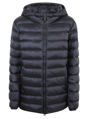 GIACCA DONNA LUNGA CON CAPPUCCIO - COLMAR<BR/> 22000000 2YO68 Blu navy COLMAR 