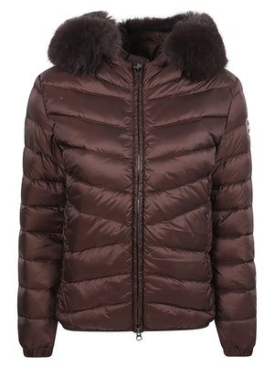 GIACCA IMBOTTITA DONNA CON CAPPUCCIO - COLMAR 22000019E 2YO790 BLACK COFFE COLMAR 