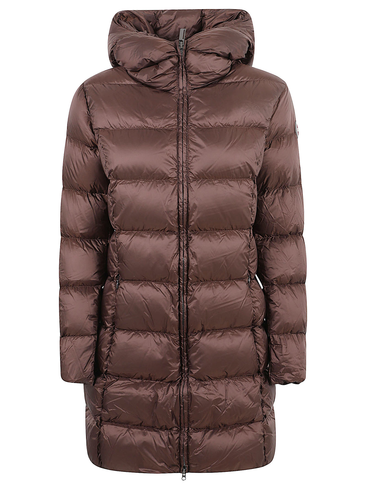 GIACCA DONNA LUNGA CON CAPPUCCIO - COLMAR<BR/> 22000021 2YO790 BLACK COFFE COLMAR 