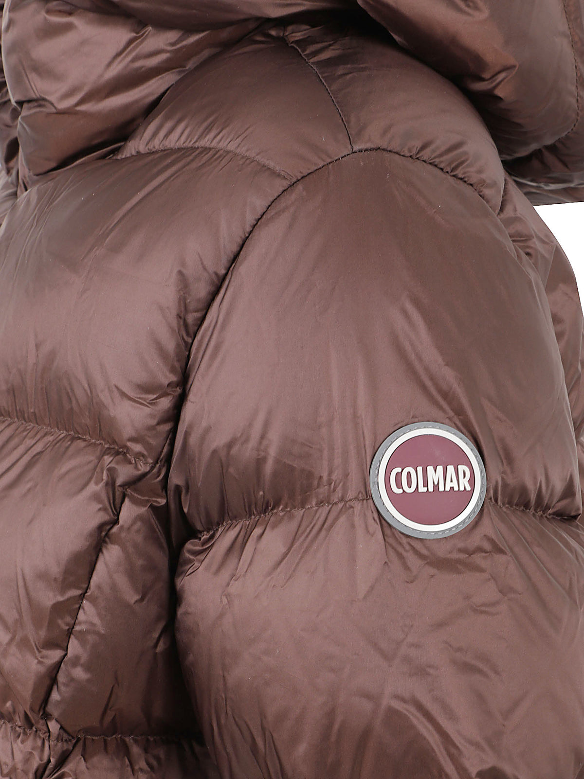 GIACCA DONNA LUNGA CON CAPPUCCIO - COLMAR<BR/> 22000021 2YO790 BLACK COFFE COLMAR 