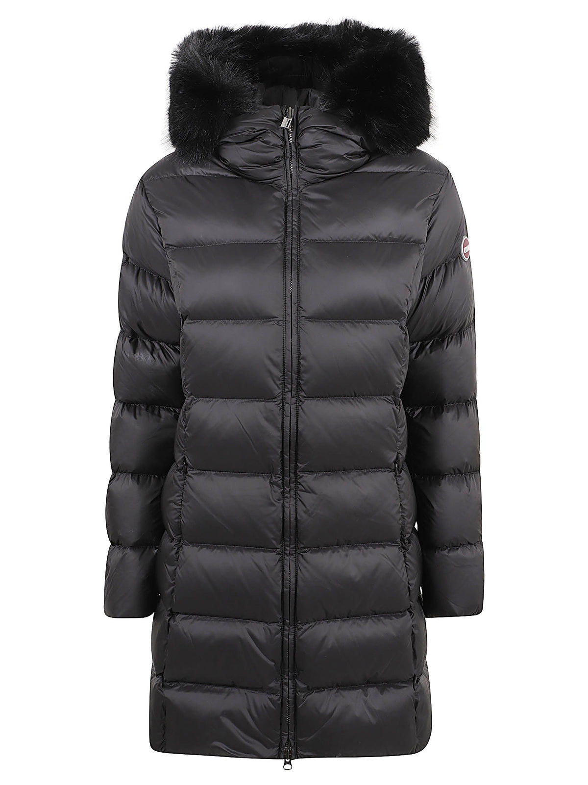 GIACCA DONNA CON PELLICCIA SINTETICA - COLMAR<BR/> 22000021E 2YO99 Black COLMAR 