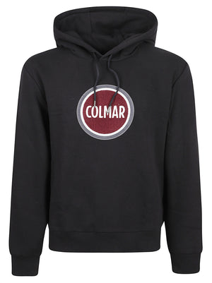 FELPA UOMO CON CAPPUCCIO TERRY EFFECT LOGO - COLMAR 62000001 1WX99 Black COLMAR 
