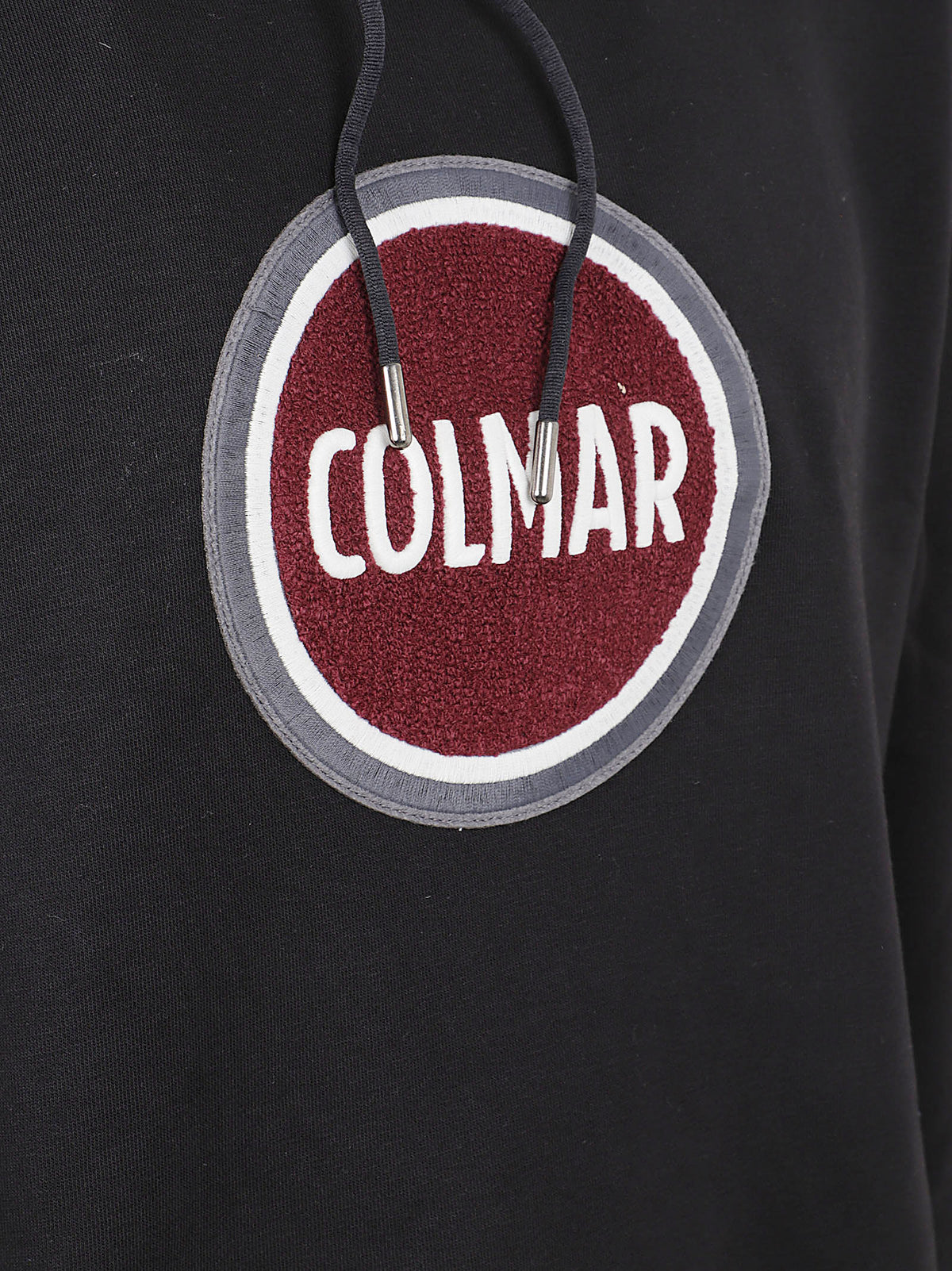 FELPA UOMO CON CAPPUCCIO TERRY EFFECT LOGO - COLMAR 62000001 1WX99 Black COLMAR 