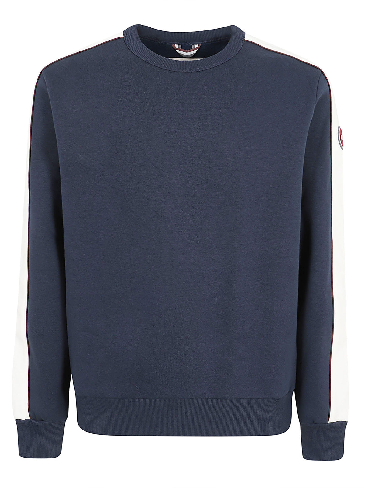 FELPA UOMO GIROCOLLO - COLMAR<BR/> 62000020 3LN68 NAVY BLUE-TOFU-BRICK COLMAR 