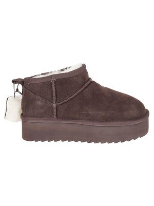 STIVALETTO DONNA CON PELO - COLORS OF CALIFORNIA HC.SHEARPLA2 CHOC  COLORS OF CALIFORNIA 