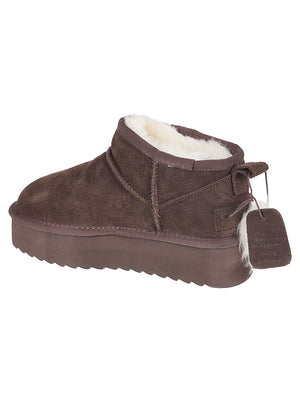 STIVALETTO DONNA CON PELO - COLORS OF CALIFORNIA HC.SHEARPLA2 CHOC  COLORS OF CALIFORNIA 