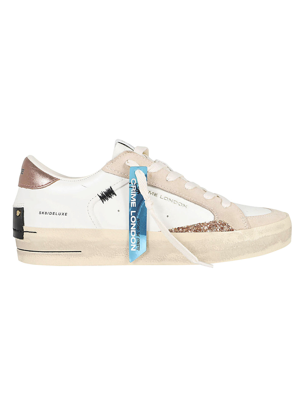 SCARPA DONNA SKATE - CRIME LONDON <BR/> 25100AA8B 10 White CRIME LONDON 
